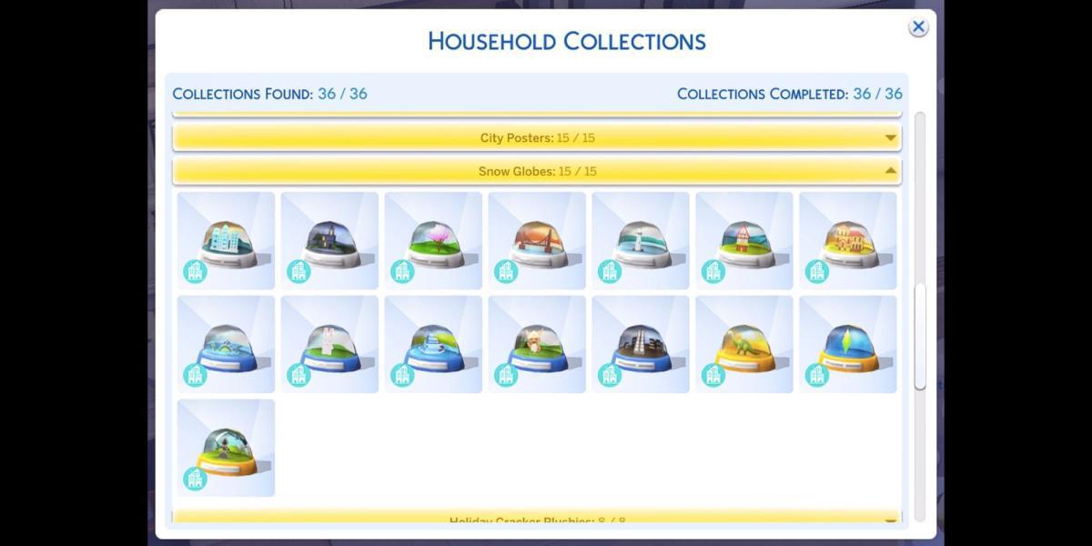 The Sims 4 Coleção Globos de Neve