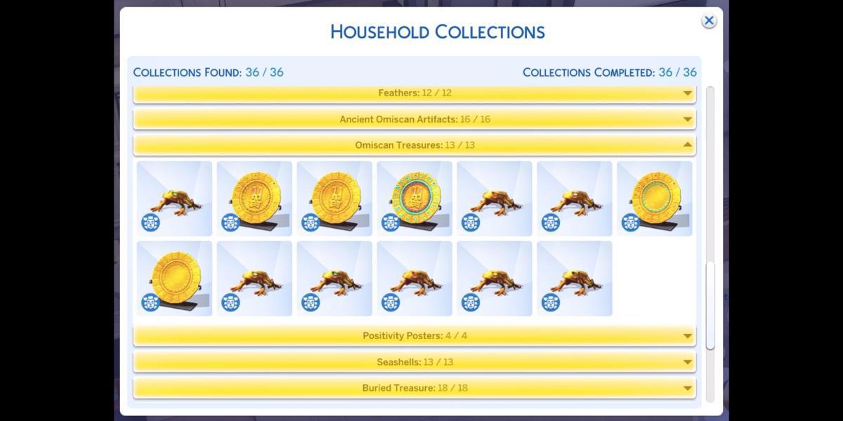The Sims 4 Coleção Tesouros Omiscan
