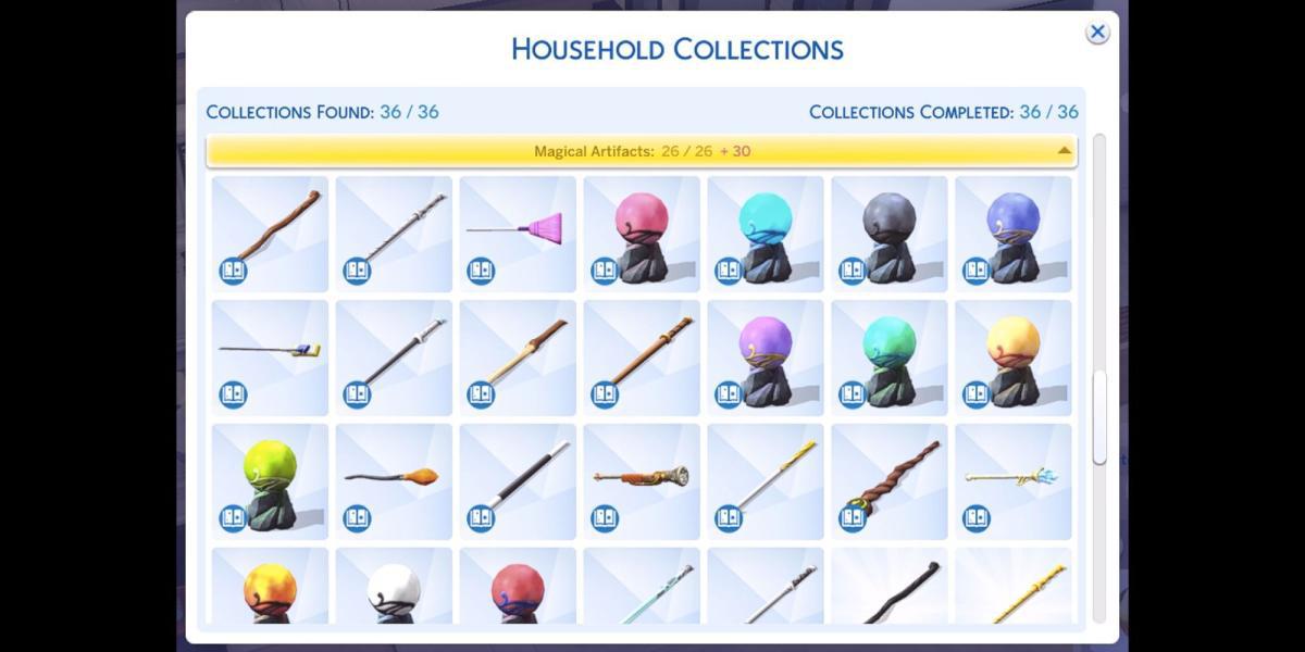 The Sims 4 Coleção de Artefatos Mágicos