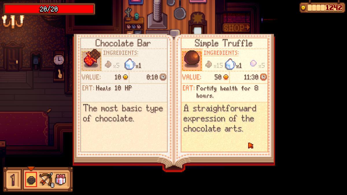 chocolatier assombrado