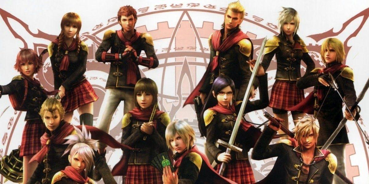 Membros do grupo em Final Fantasy Type-0 Cropped