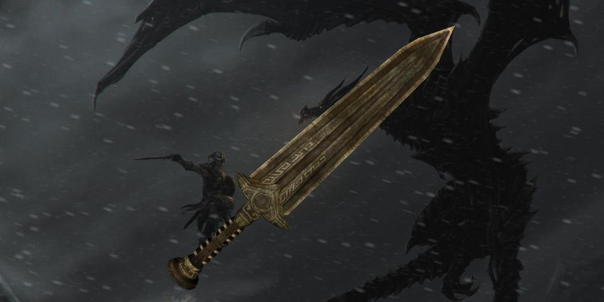 Dragonbone Dagger - Skyrim Melhores armas de uma mão