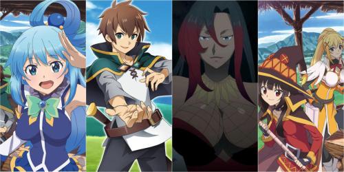 Descubra as estatísticas dos personagens de KonoSuba!