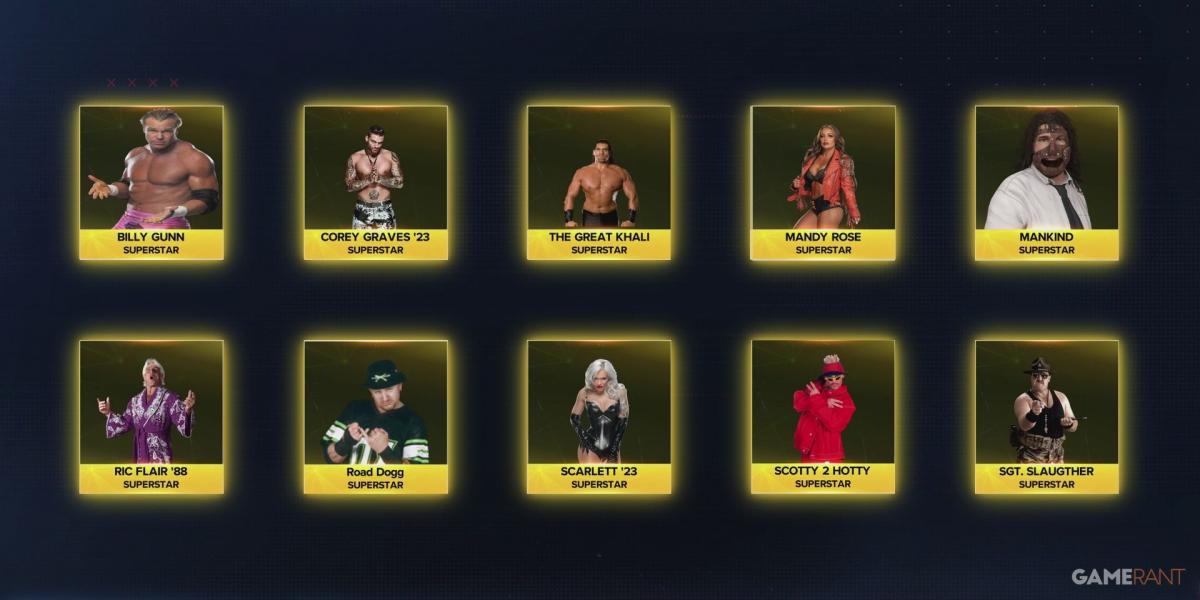 Descubra as melhores Superestrelas personalizadas de ex-lutadores da WWE em WWE 2K23!