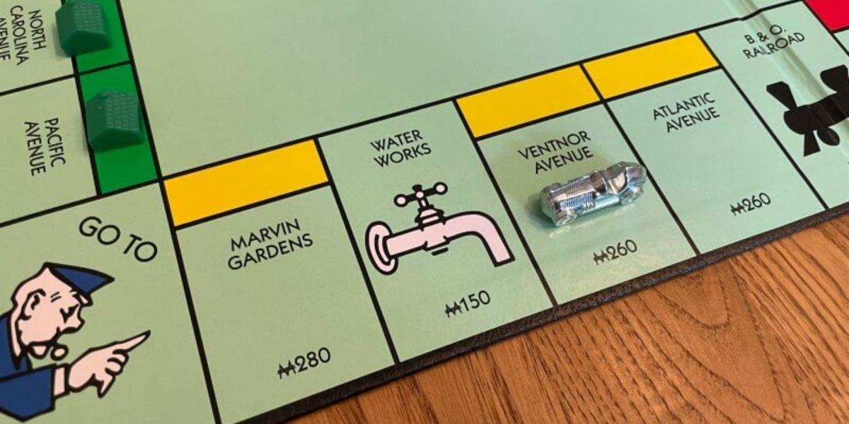 Monopoly-board-yellow-set