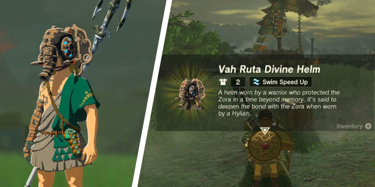 Descubra como conseguir o Vah Ruta Divine Helm em Zelda!