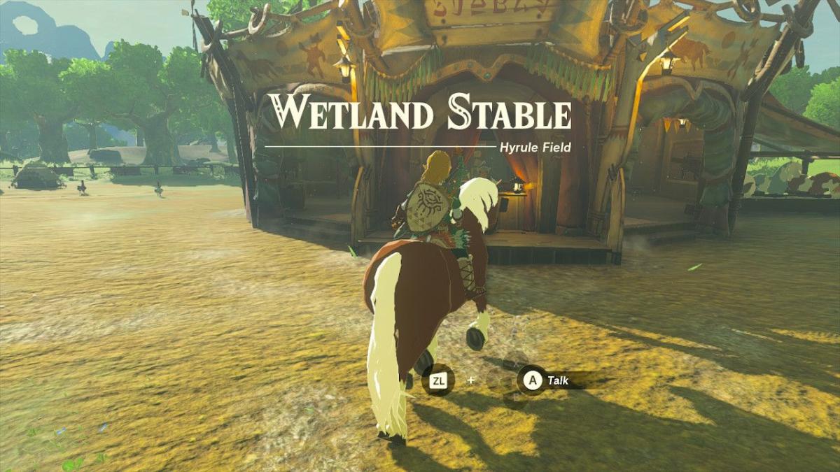 Zelda Lágrimas do Reino Wetland Stable