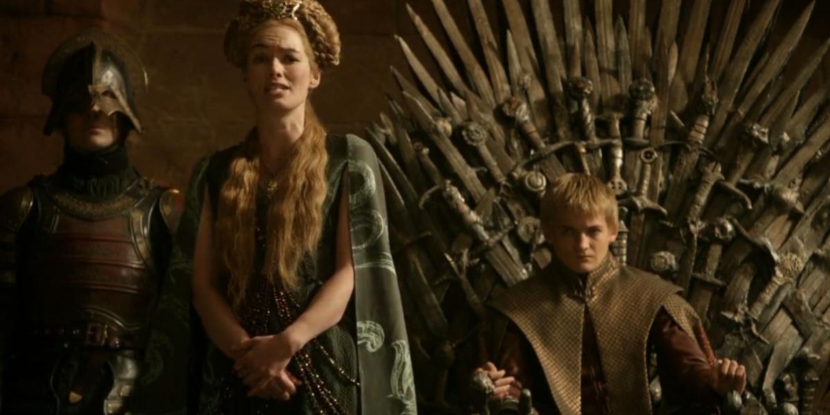 Cersei Lannister e Joffrey Baratheon em Game of Thrones.