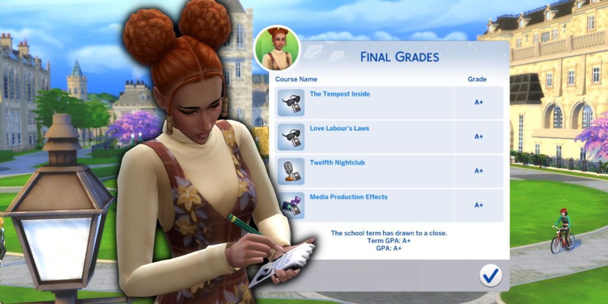 Descubra como passar nos exames universitários em The Sims 4: University!