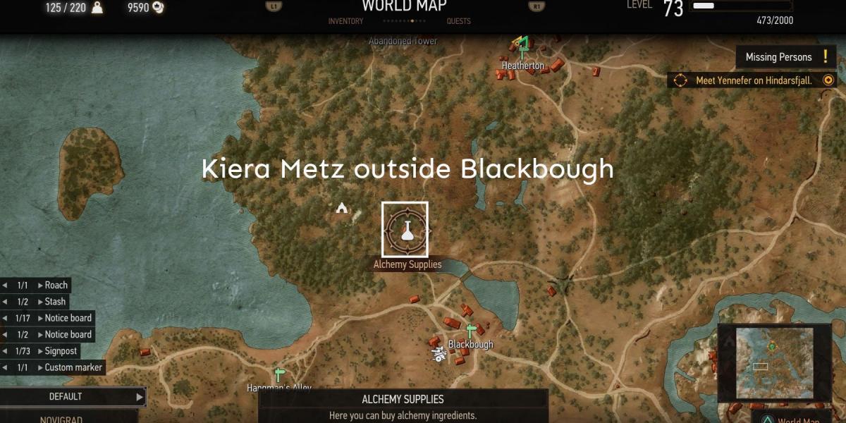 Witcher-3-Kiera-Metz-Mapa