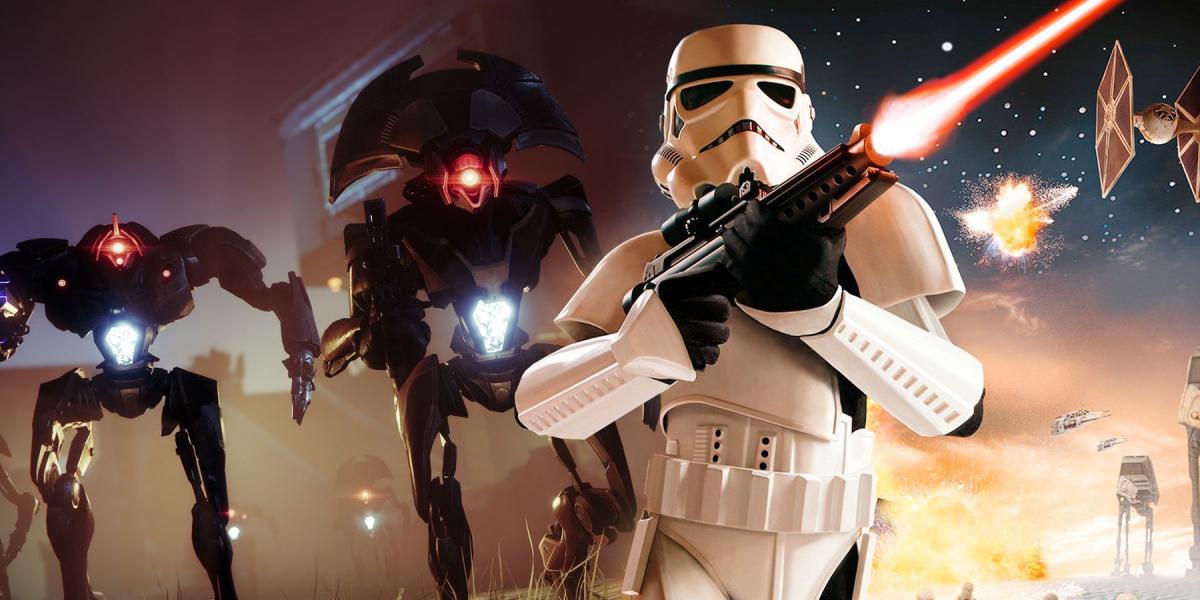 Os inimigos Vex de Destiny 2 parecem semelhantes a Star Wars e seus Stormtroopers.
