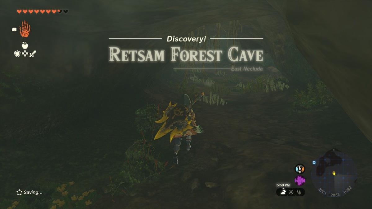 Zelda Tears of the Kingdom Mayahisik Shrine Location Retsam Forest Cave Necluda Satori Secret