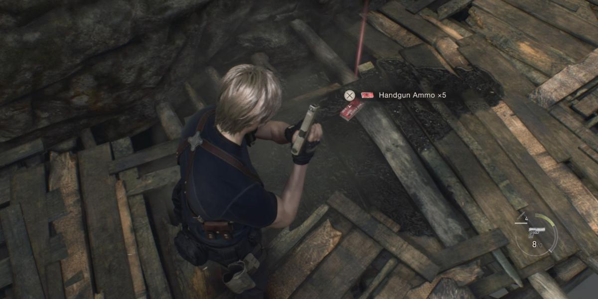 Encontrando munição de revólver em Resident Evil 4 Remake