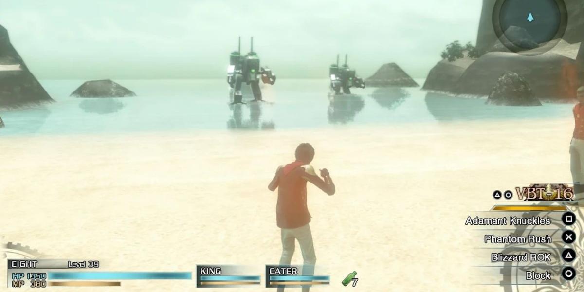 Missão Battle On The Beach em Final Fantasy Type-0 Cropped