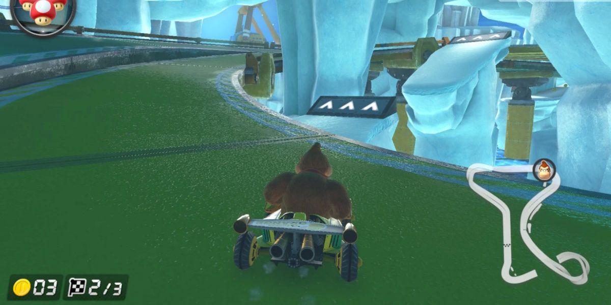 Mario Kart 8 Ice Ice Outpost Atalho