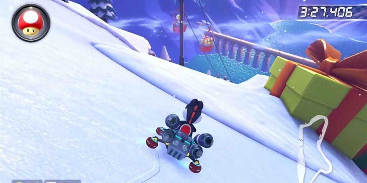 Atalho Mario Kart 8 Merry Mountain ainda