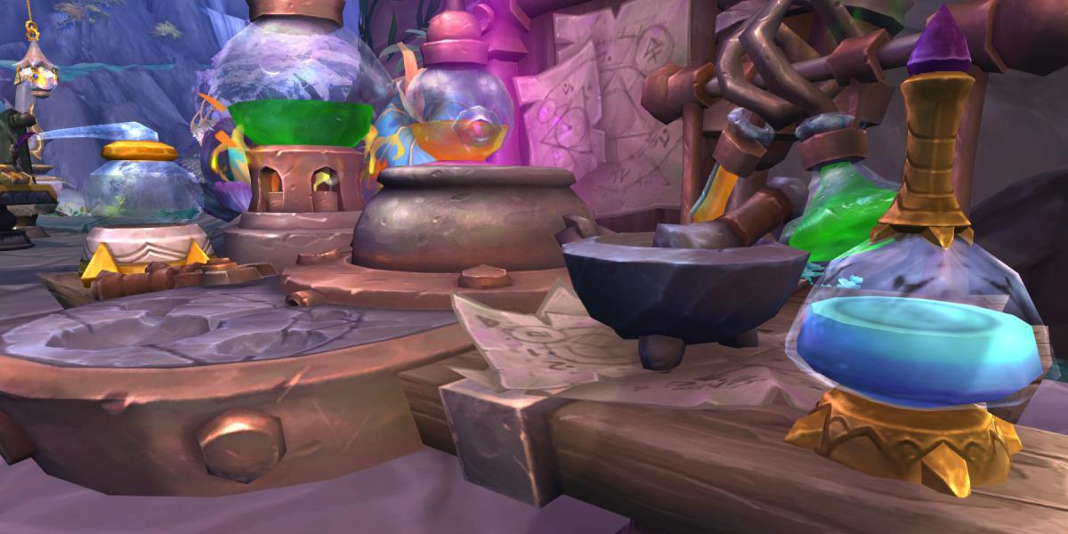 World of Warcraft Alchemy Crafting Station