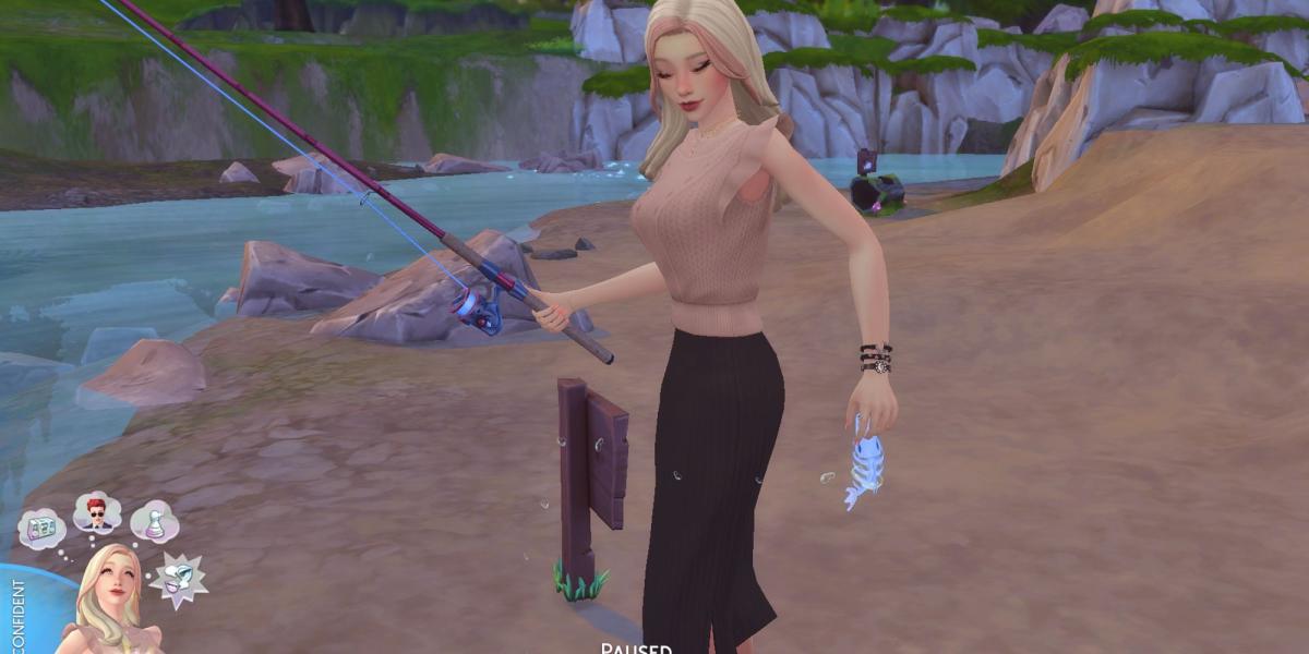 The Sims 4_ Pescando com Isca