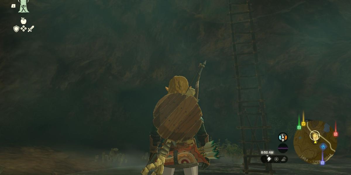 Zelda totk well escada