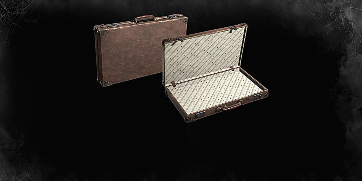 imagem mostrando a maleta clássica no remake do re4.