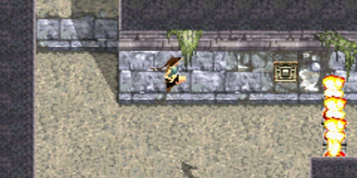 Lara Croft pulando