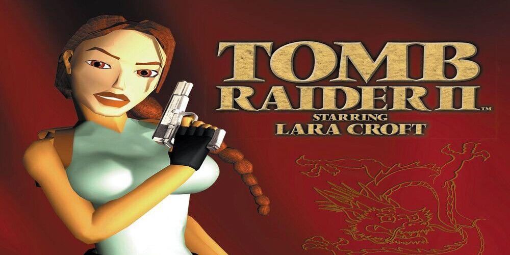 Arte da capa de Tomb Raider 2 de Lara