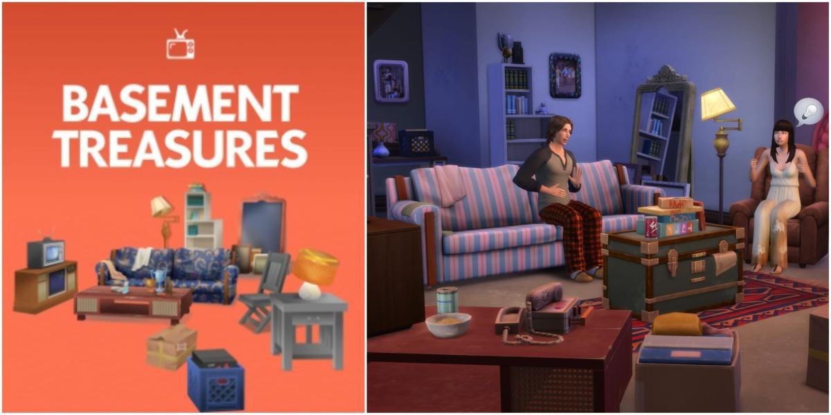 Descubra tesouros escondidos no porão do The Sims 4 com o kit Basement Treasures!