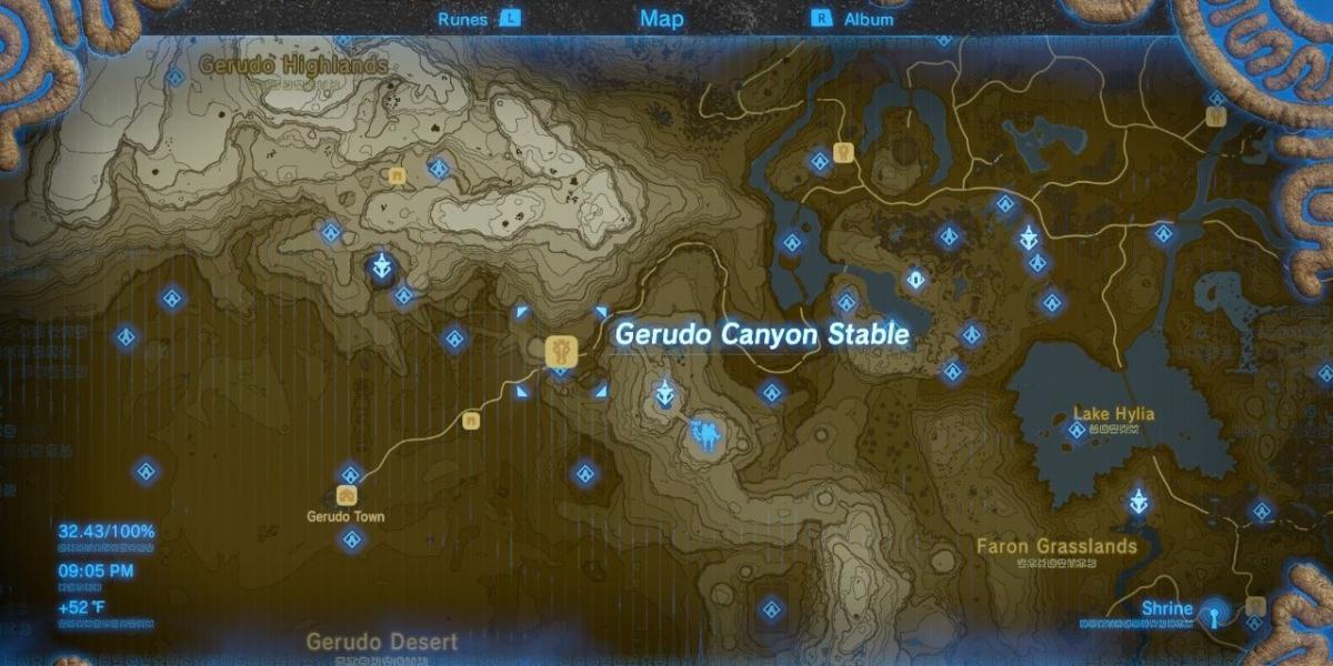 Garudo Canyon Stable botw