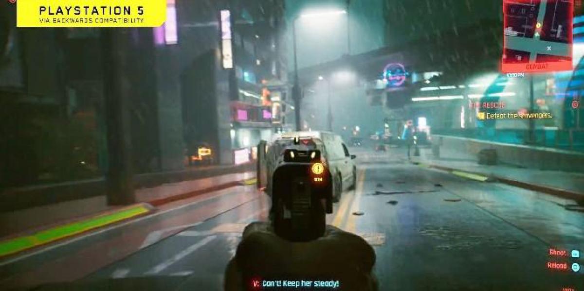 Desempenho de Cyberpunk 2077 PS4 e Xbox One surpreendentemente bom