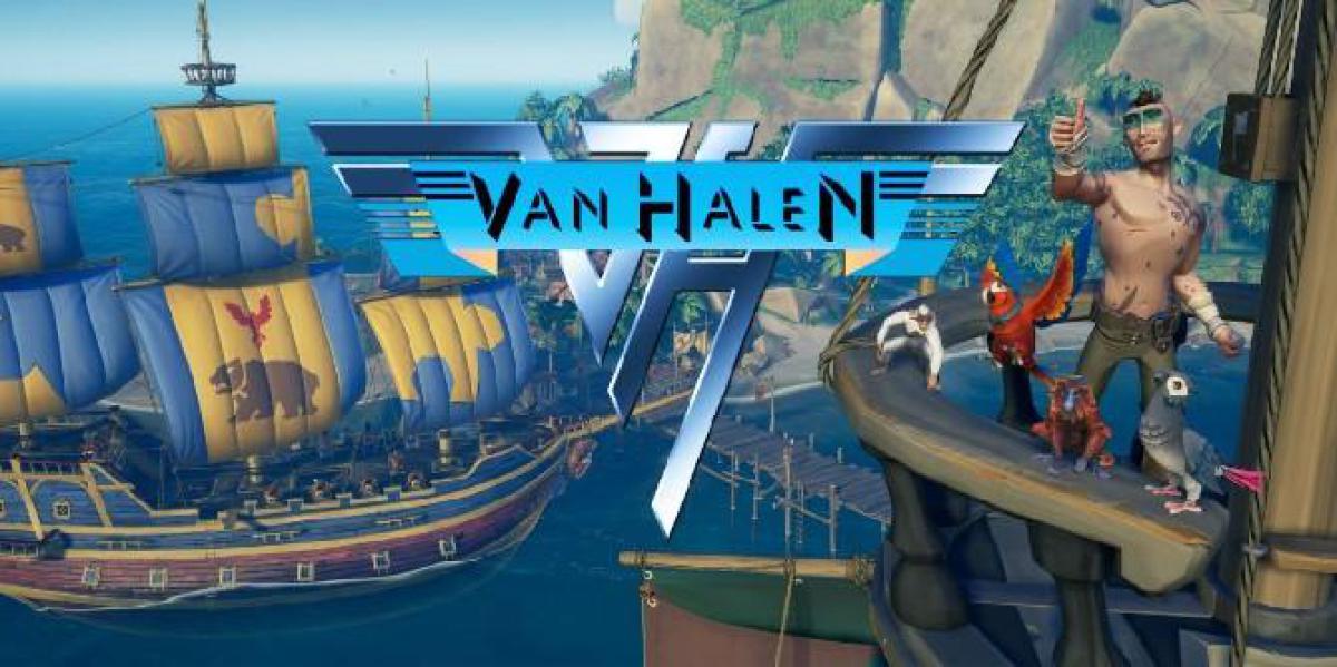 Desenvolvedores de Sea of ​​Thieves gravam capa de tributo ao Van Halen