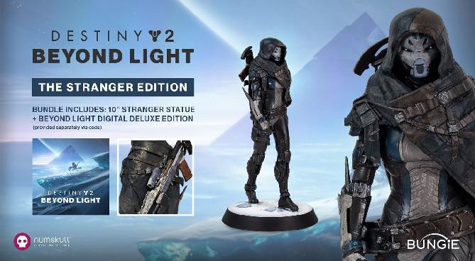 Destiny 2: Beyond Light Stranger Edition vem com estátua e código de edição digital Deluxe