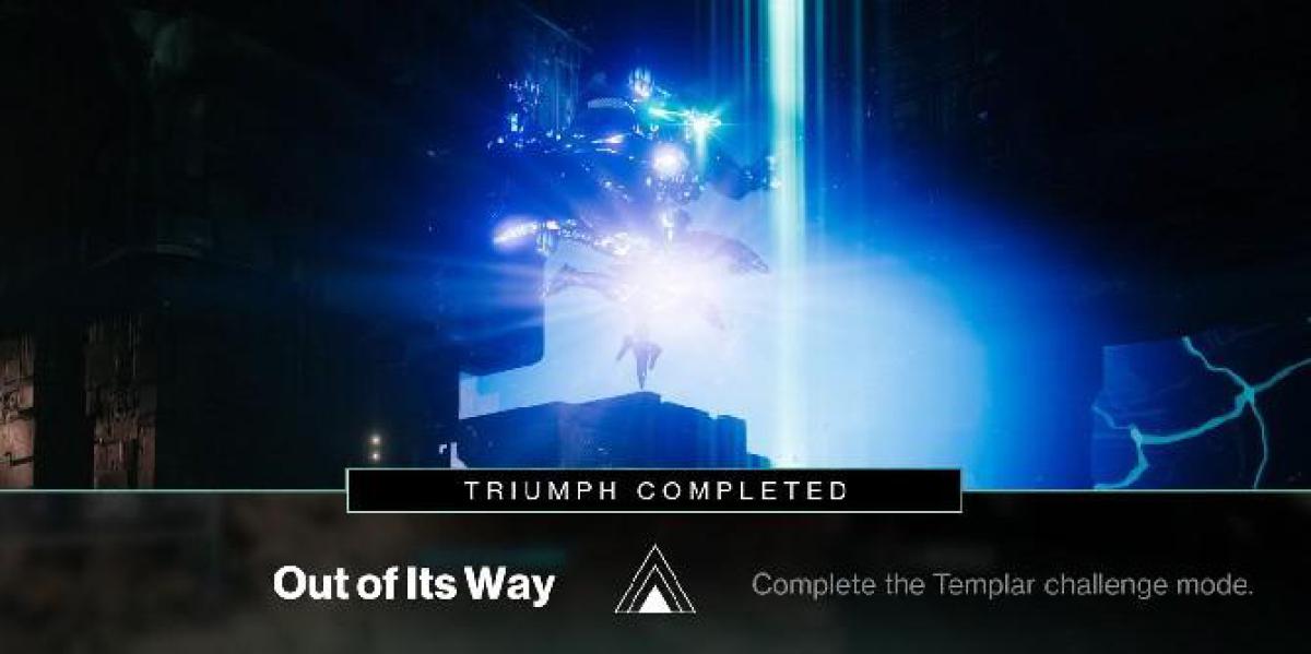 Destiny 2: Como completar o desafio Templar Raid Fora do caminho em Vault of Glass
