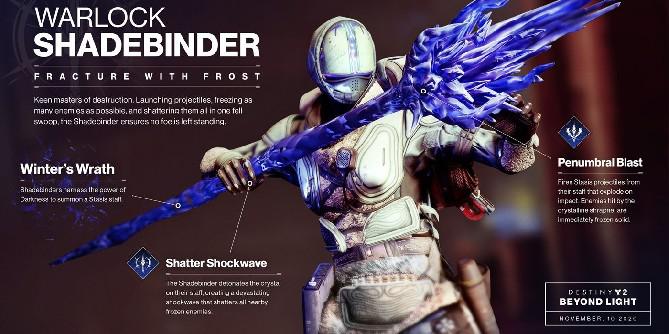 Destiny 2 detalha as habilidades da subclasse Stasis do Warlock Shadebinder e mais