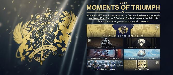 Destiny 2: Moments of Triumph 2020 revelado, com saque ilimitado de raid