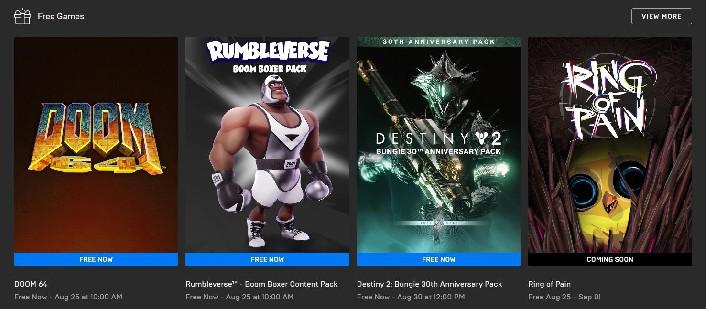 Destiny 2 Surprise lançado para a Epic Games Store com conteúdo gratuito