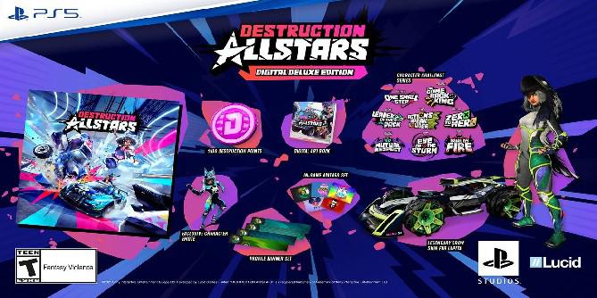 Destruição Exclusiva PS5 Detalhes AllStars Conteúdo Digital Deluxe Edition