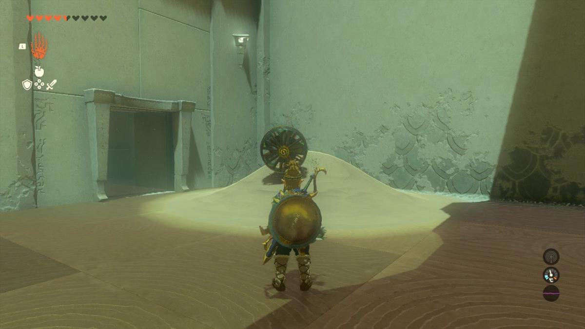 Zelda Tears of the Kingdom_Soryotanog Shrine_Buried Fan