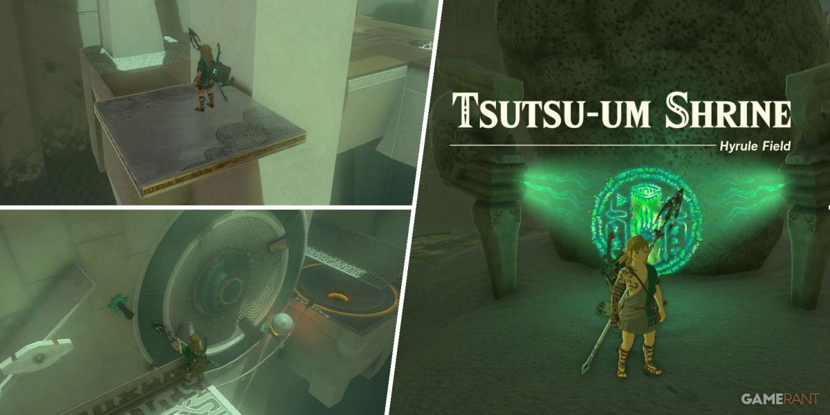 Desvende o Santuário Tsutsu-um em Zelda com habilidade Ultrahand
