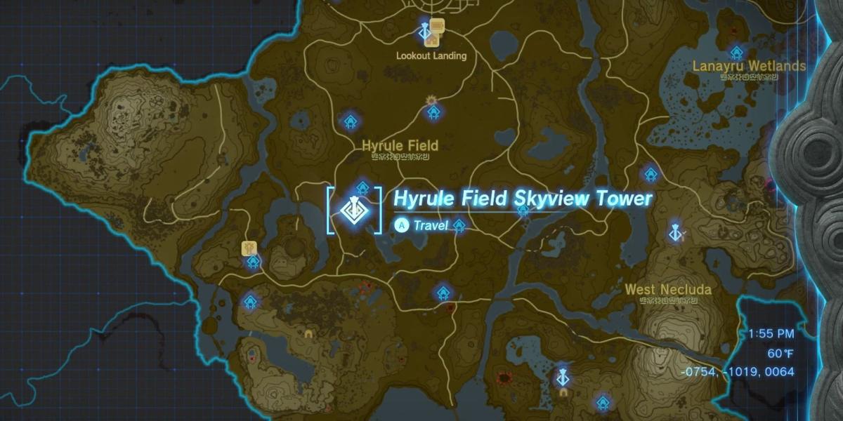 zelda-lágrimas-do-reino-hyrule-field-skyview-torre-localização