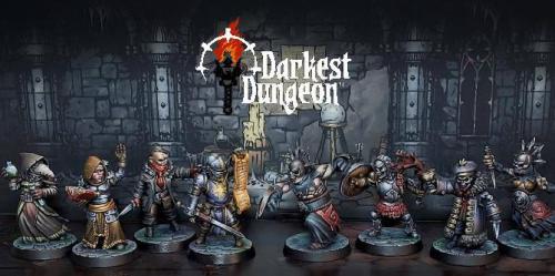 Detalhes do jogo de tabuleiro Darkest Dungeon na Gen-Con 2020