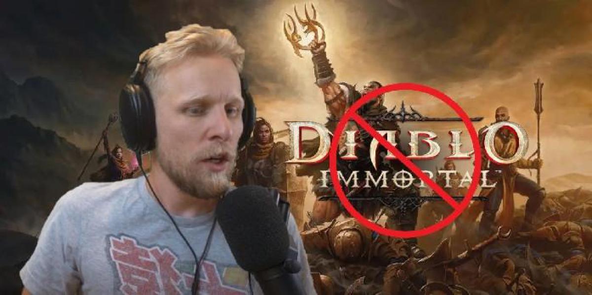 Diablo Immortal Twitch Streamer gasta US $ 25 mil para obter a primeira joia lendária de 5 estrelas e exclui personagem