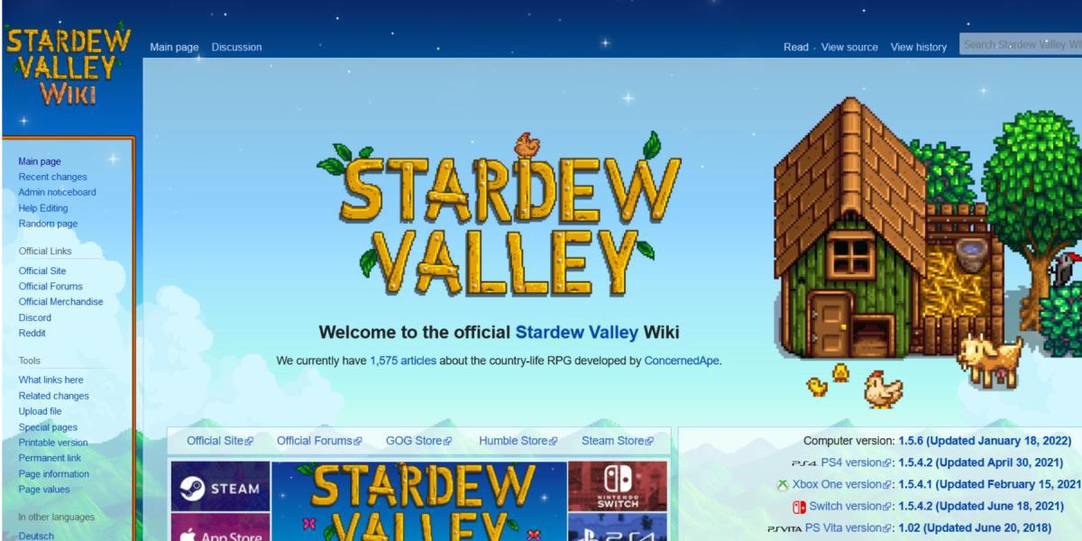 Wiki Stardew Valley