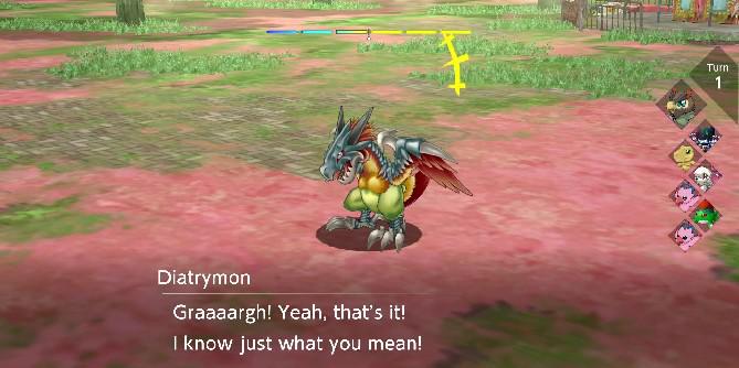 Digimon Survive: Como fazer amizade com Diatrymon