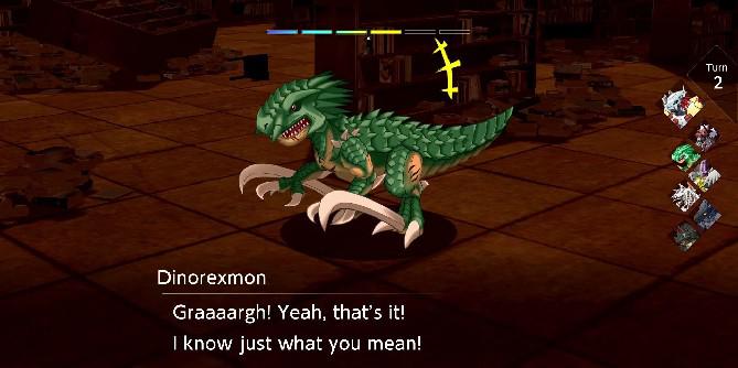 Digimon Survive: Como fazer amizade com Dinorexmon