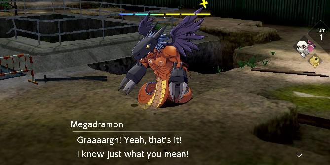 Digimon Survive: Como fazer amizade com Megadramon