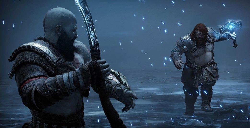 Diretor de God Of War Ragnarok explica por que Kratos não consegue empunhar o martelo de Thor