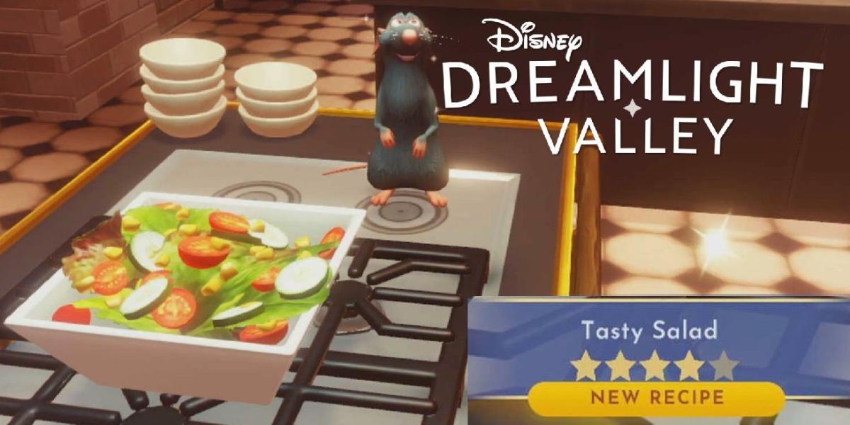 Disney Dreamlight Valley: como cozinhar uma salada saborosa