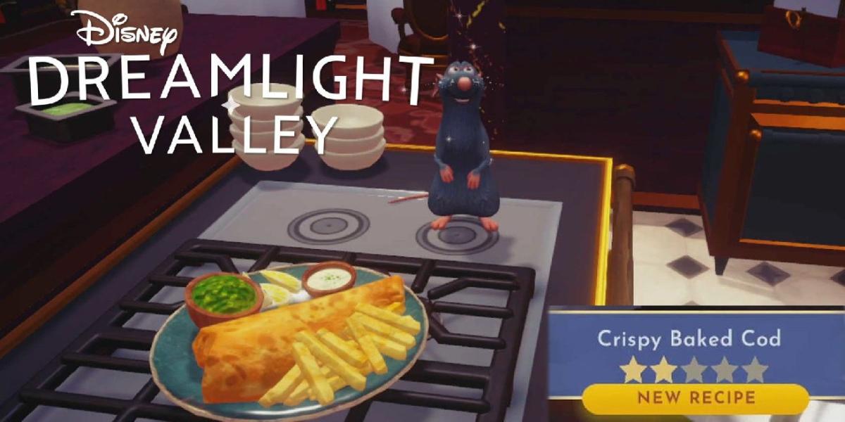 Disney Dreamlight Valley: como fazer bacalhau assado crocante