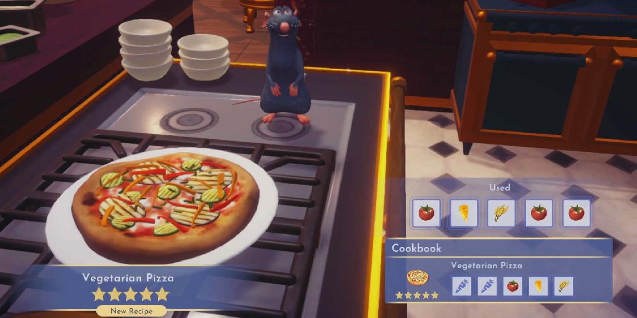 Disney Dreamlight Valley: como fazer pizza vegetariana