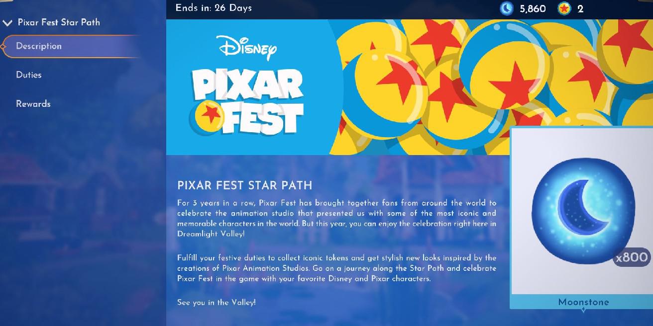 Disney Dreamlight Valley: Guia do Pixar Fest